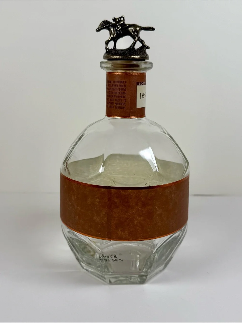Blantons SFTB Bourbon Whiskey 750 ml Empty Unrinsed Bottle Bag Box Stopper “O”